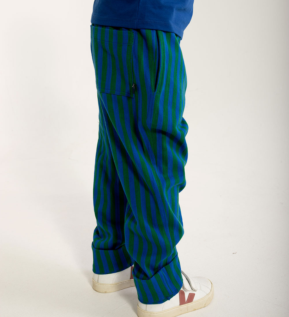 Danefæ Trousers - Danefrede Stretch Canvas Pants - Deep Blue/Dar