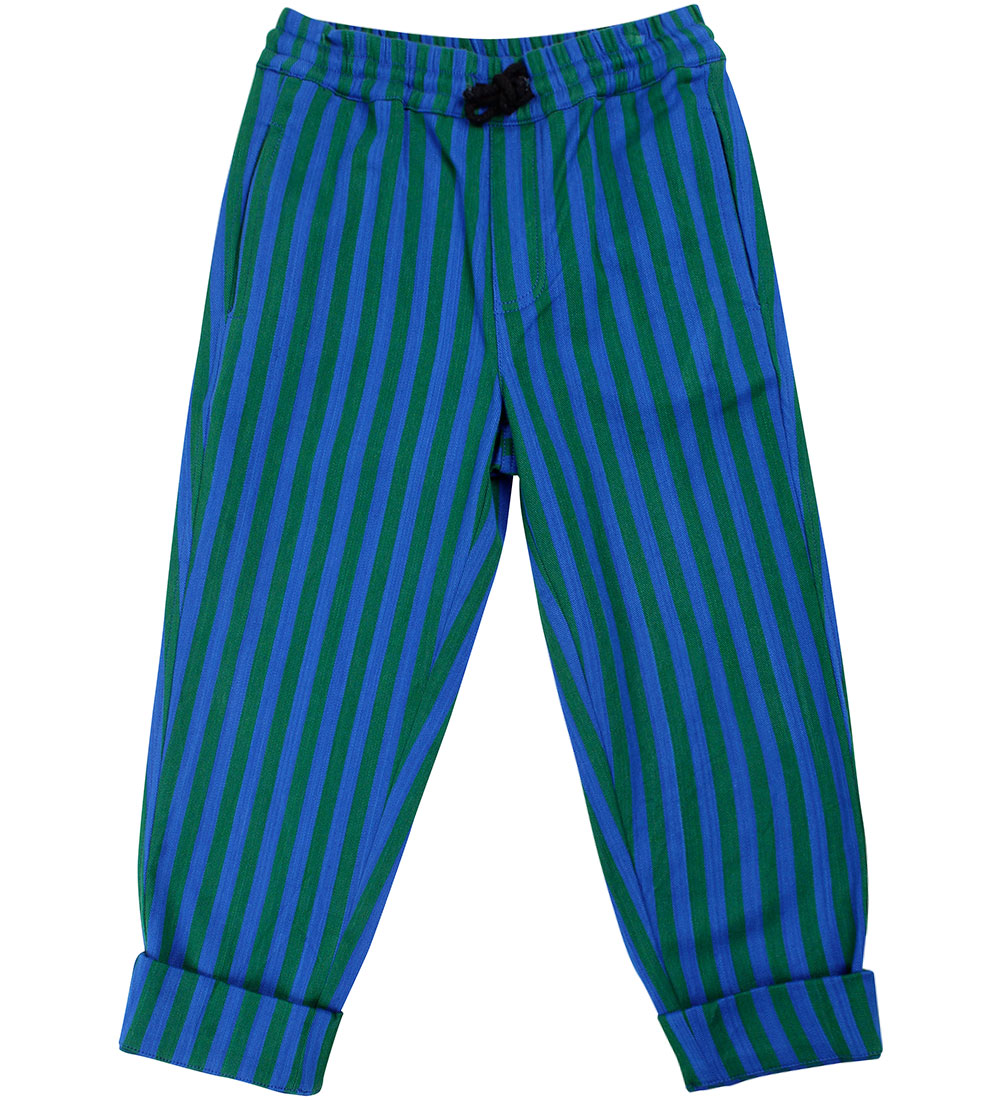 Danefæ Trousers - Danefrede Stretch Canvas Pants - Deep Blue/Dar