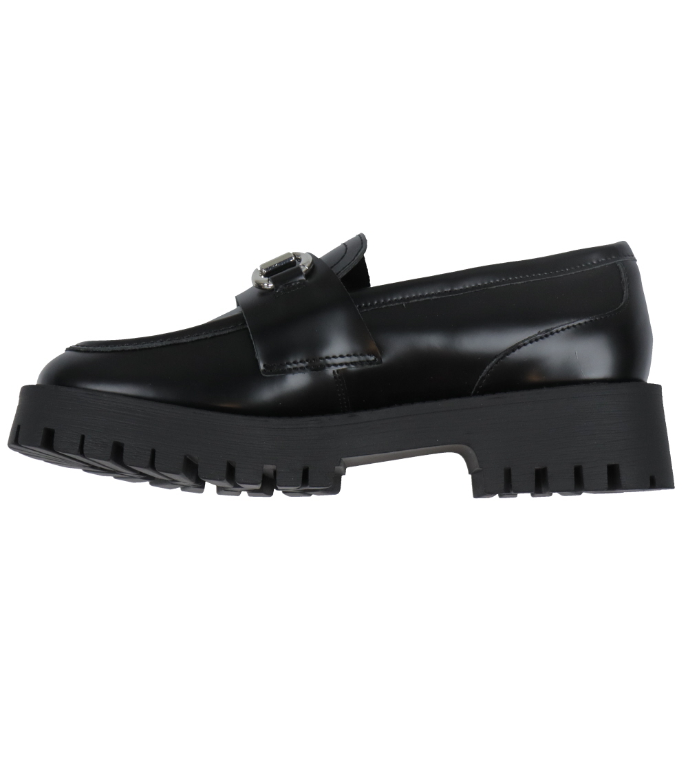 Chaussures Steve Madden - Lando-CN Loafer - Black Leather