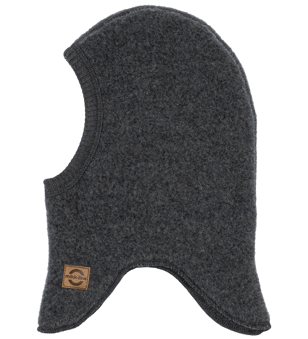 Mikk-Line Balaclava - Wool - Single Layer - Noos - Anthracite Me