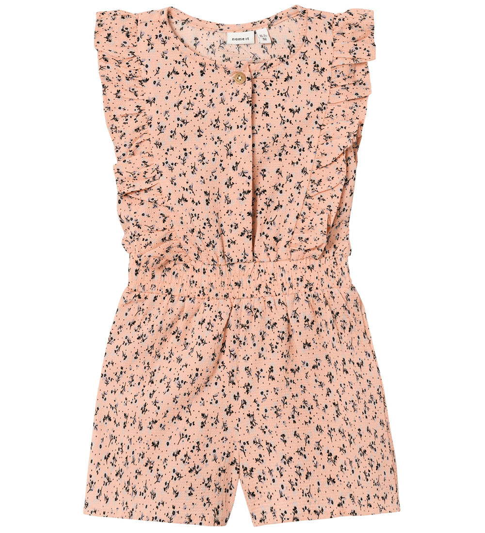 Name It Summer Romper - NmfJesimone - Peach Parfait