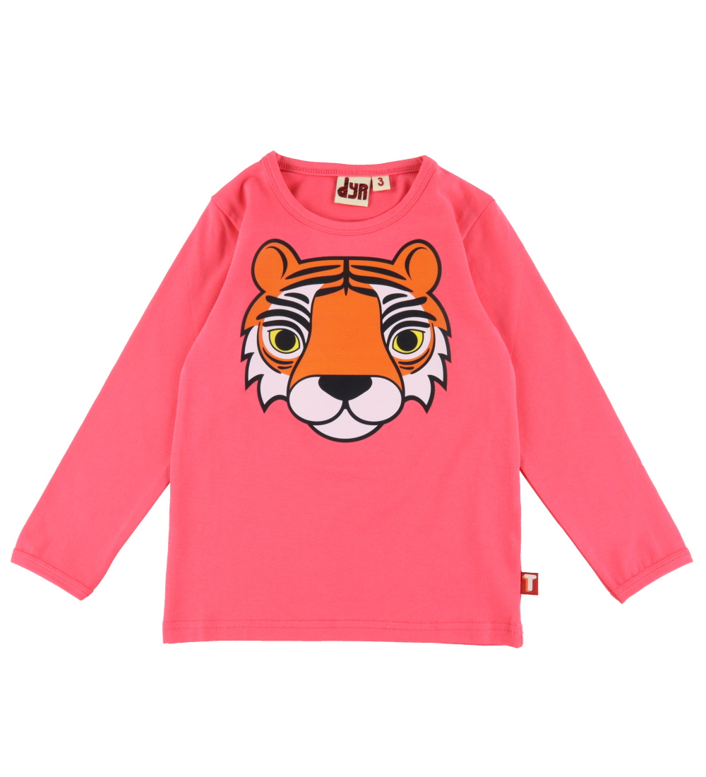 DYR-Cph Blouse - Dyrroar T - Bright Pink Tiger