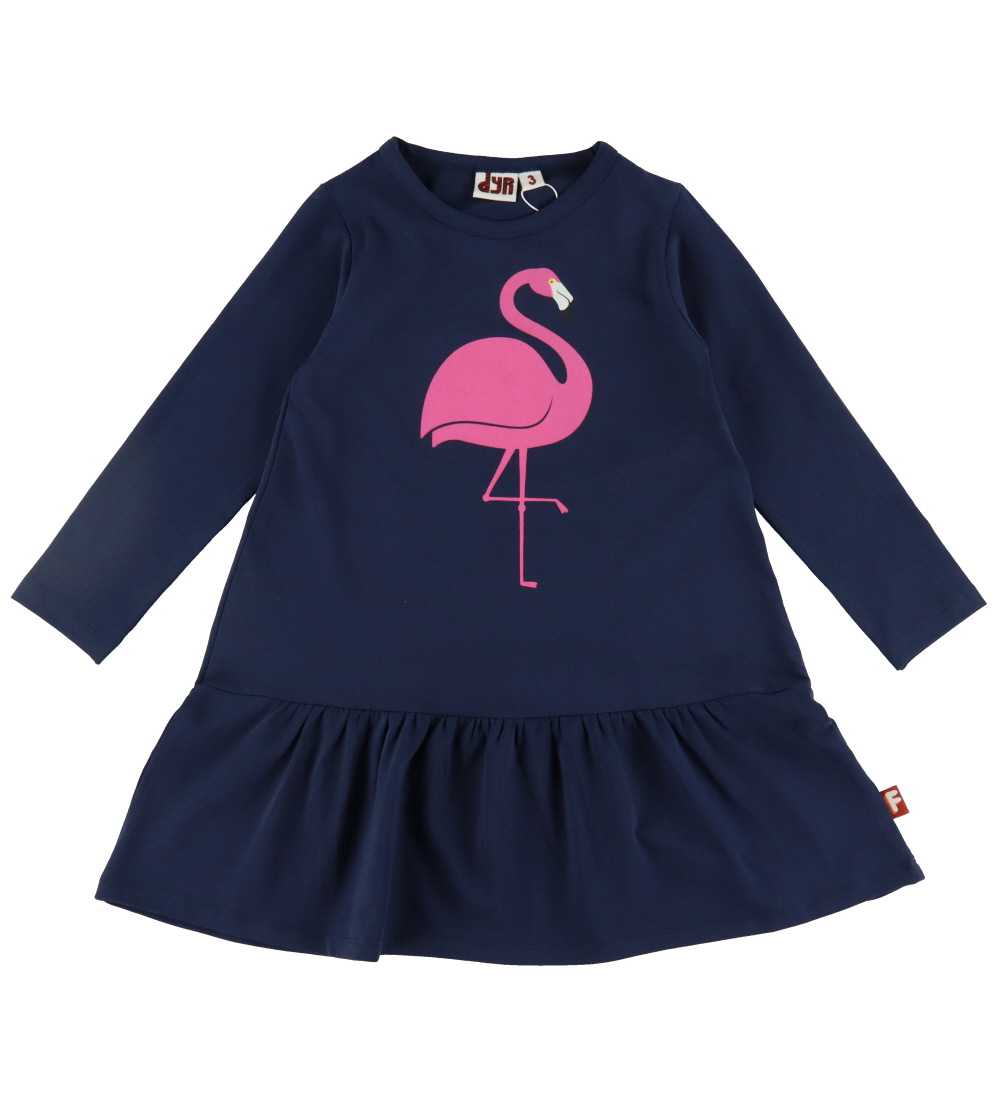 DYR-Cph Kleid - Dyrbirdy - Dark Navy Flamingo