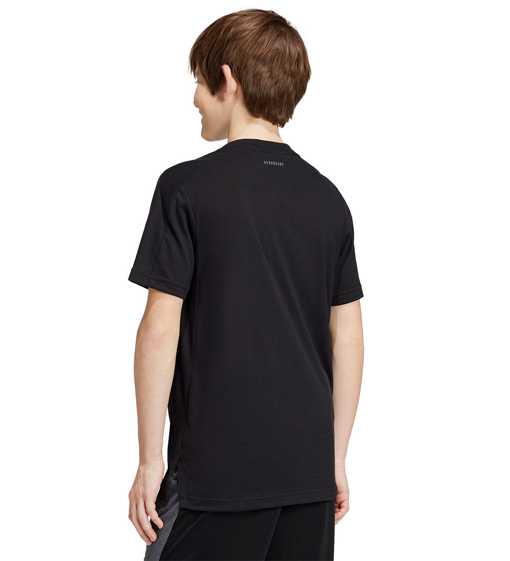 adidas Performance Stuttermabolur - J D4T - Svart