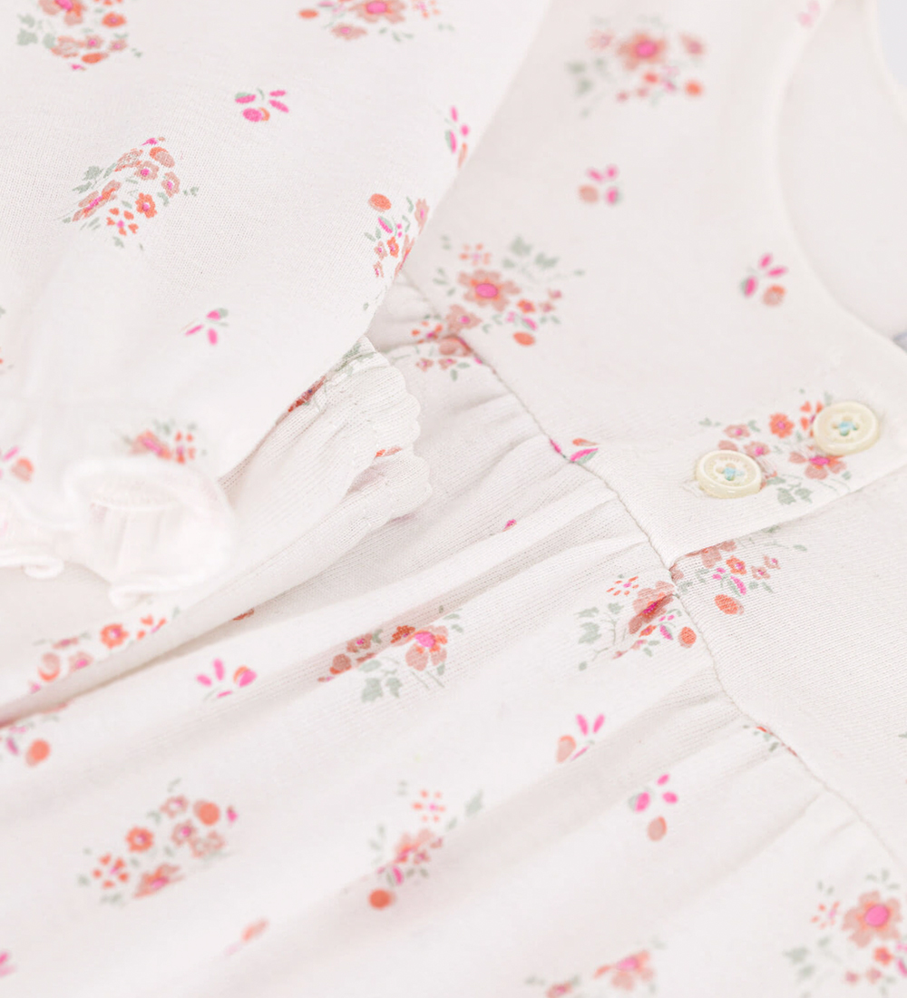 Ensemble de Pyjama Petit Bateau - 2 divisé - Marshmallow/Multico