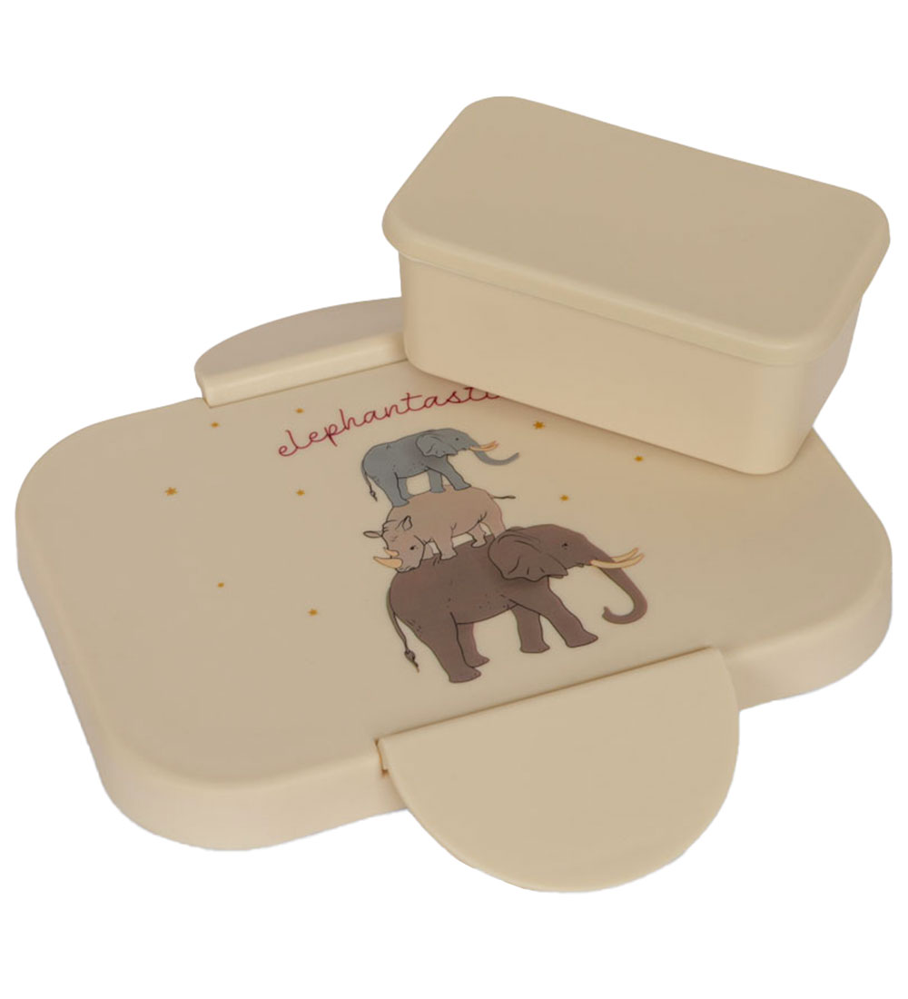 Konges Sløjd Lunchbox - Safari/Elephantastic
