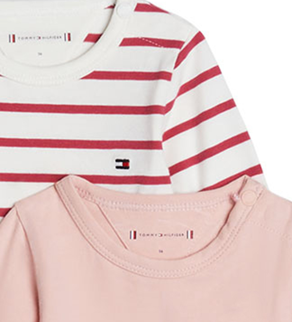Tommy Hilfiger Gjafabox - Samfella L/æ - 3 Pakki - Soft Rose