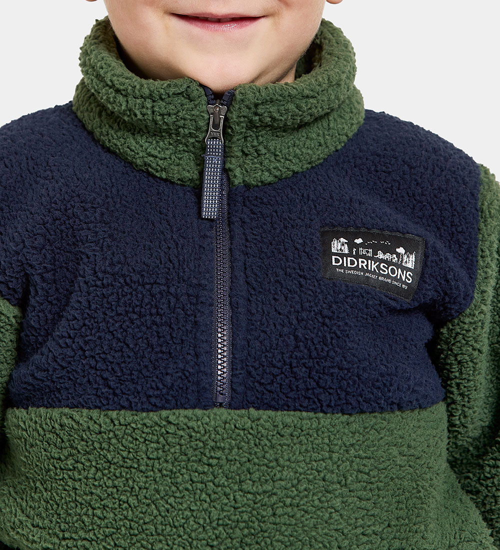 Didriksons Fleece Jacket - Cuddly - Pine Green