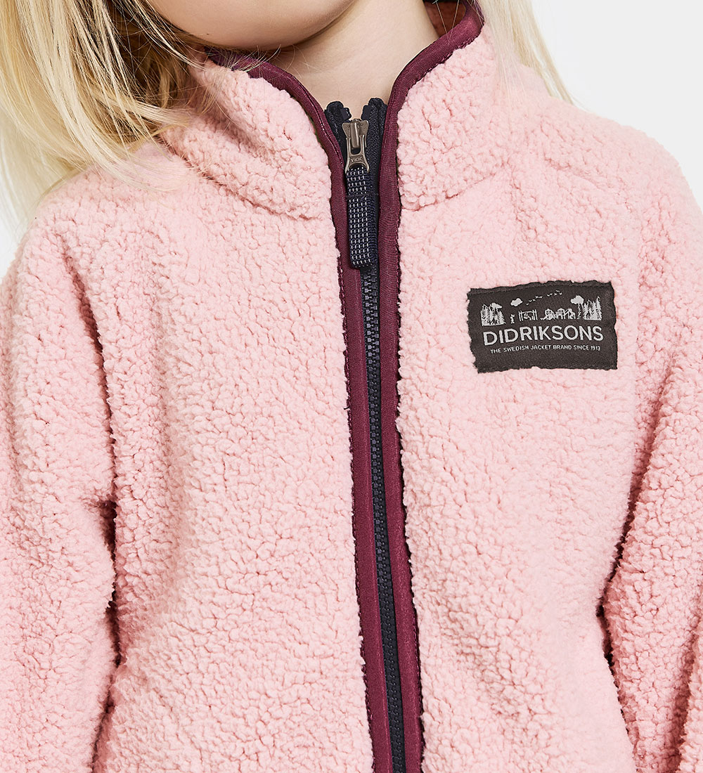 Didriksons Fleece Jacket - Gibbs - Dusty Pink