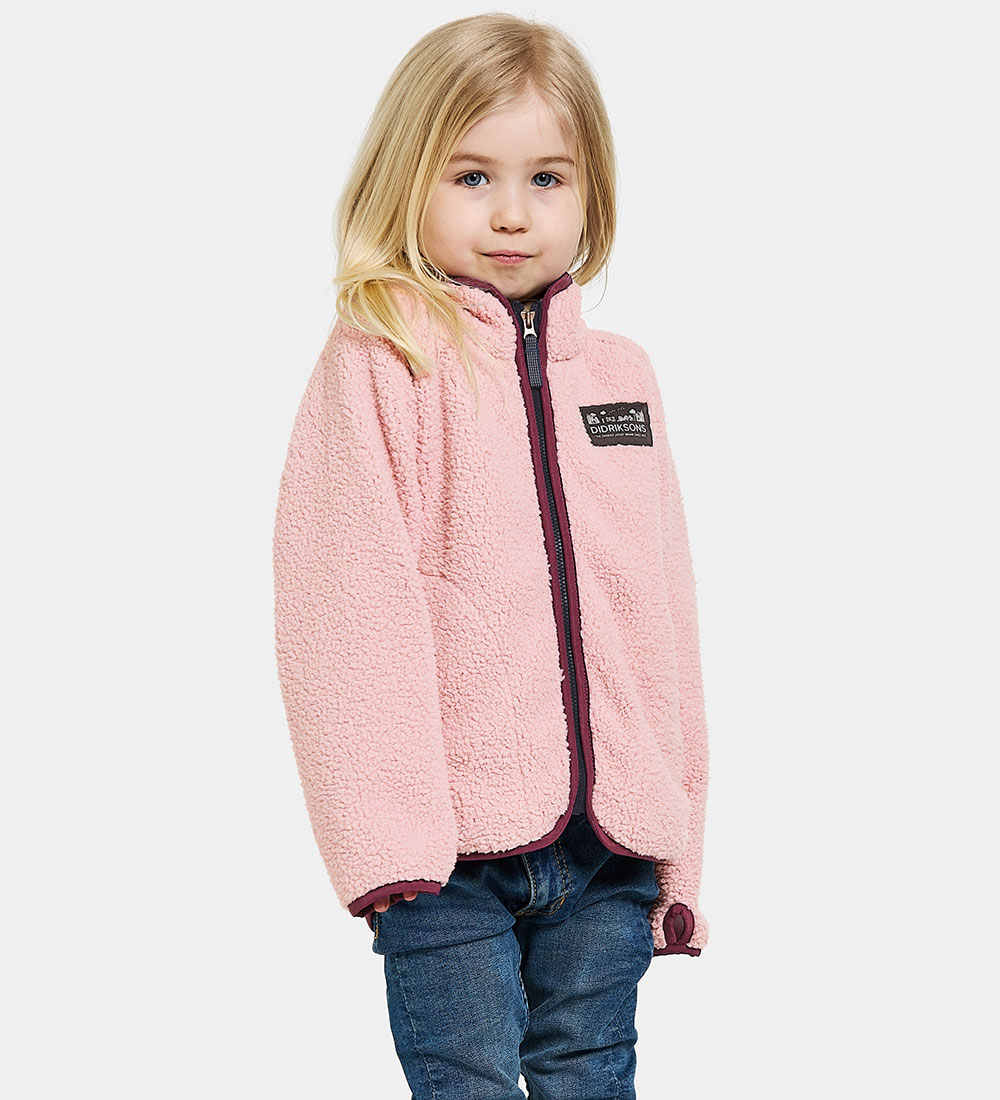 Didriksons Fleece Jacket - Gibbs - Dusty Pink