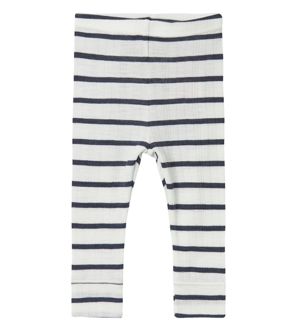 Name It Leggings - Wool - Noos - NbmWang - Snow White/Ombre