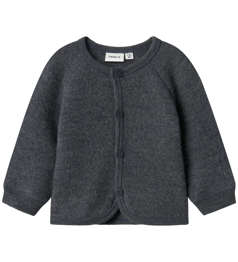 Name It Cardigan - Wool - NbmWmino - Ombre Blue