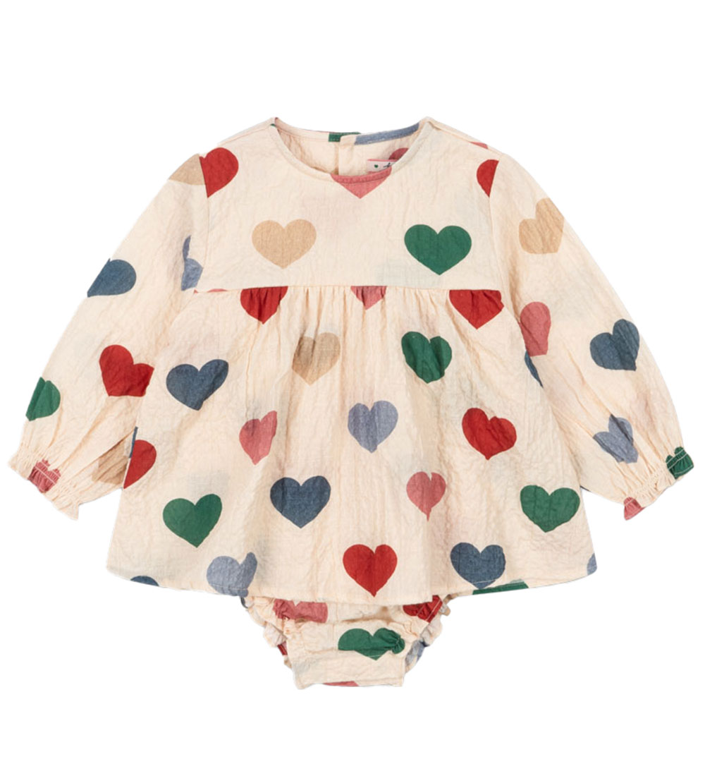 Konges Sløjd Bodysuit w. Skirt L/æ - Elin - Bon Coeur Colore Fra