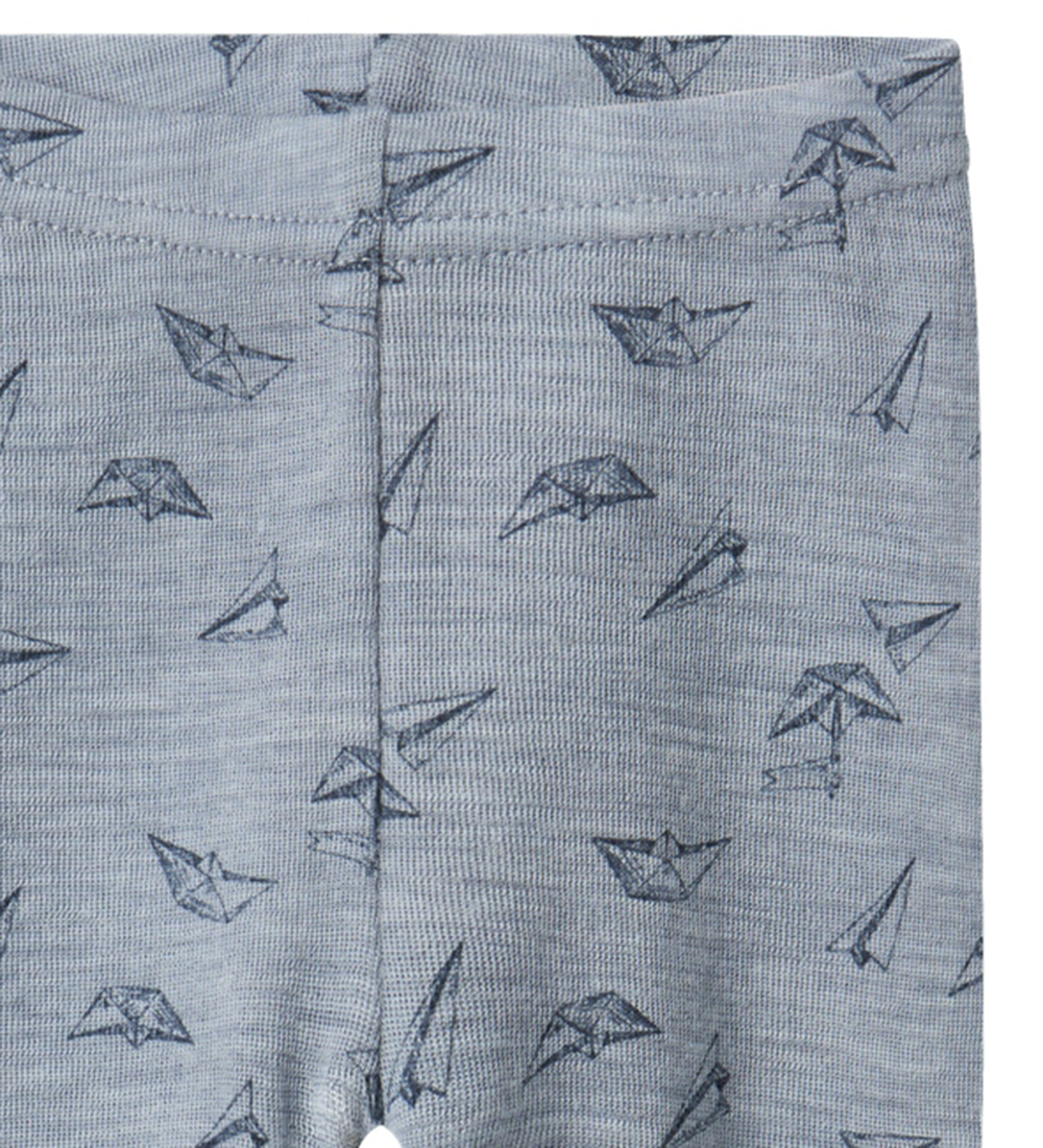 Name It Leggings - ull - NbmWang - Tradewinds M. Pappírsflugvél