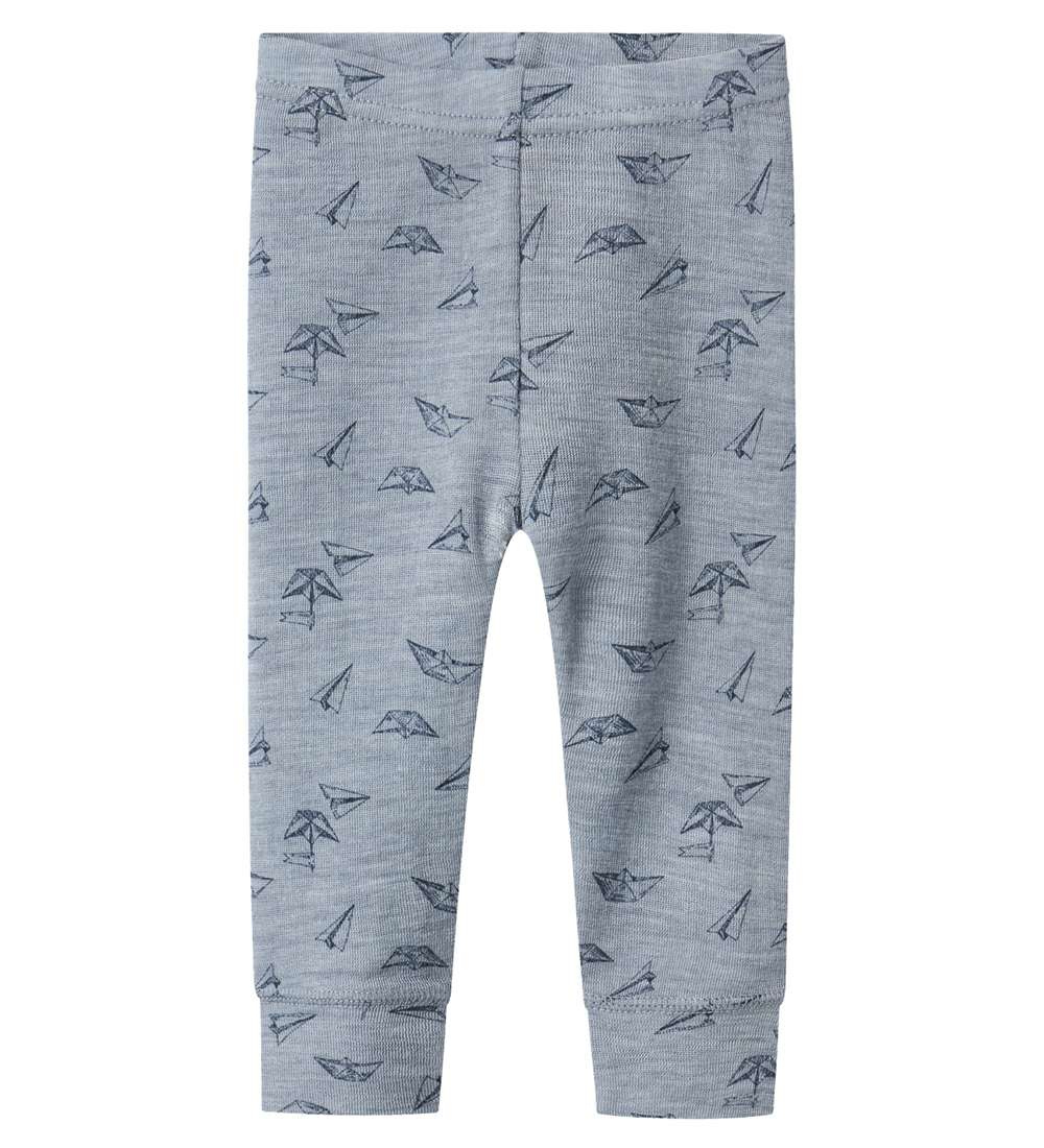 Name It Leggings - ull - NbmWang - Tradewinds M. Pappírsflugvél