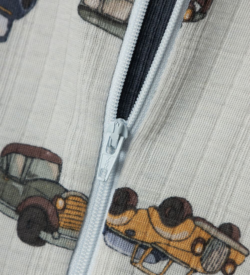Name It Nightsuit - Wool - NbmWang - Gray Dawn