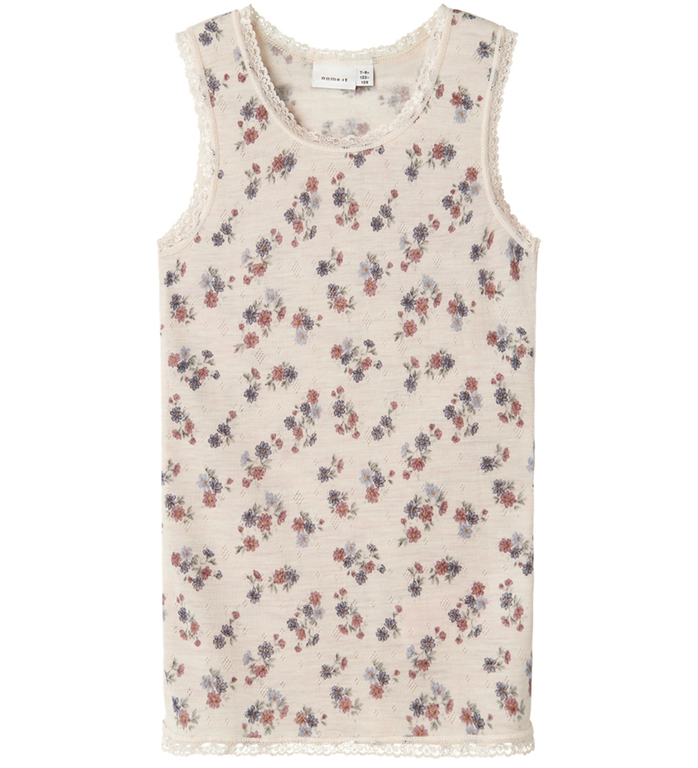 Name It Undershirt - Wool - NkfWang - Lilac Ash
