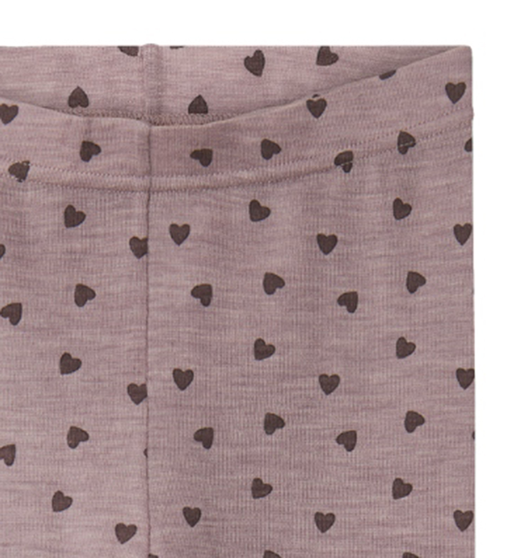 Name It Leggings - Wool - NkfWang - Purple Dove