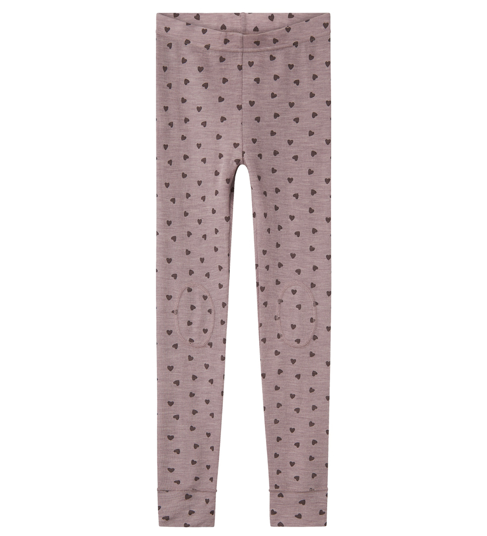Name It Leggings - Wool - NkfWang - Purple Dove