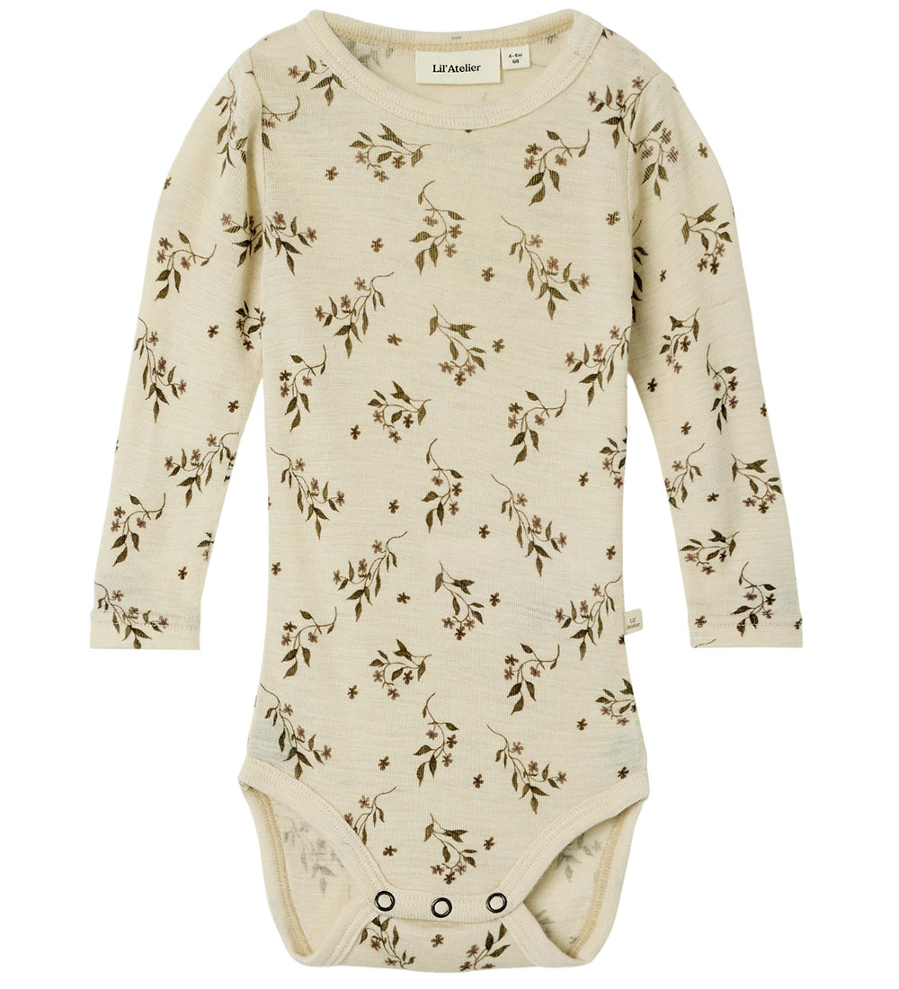 Lil' Atelier Bodysuit L/Æ - NbfNimo - Sandshell
