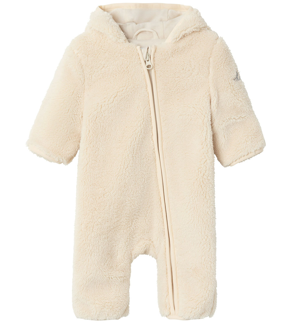 Name It Pramsuit - NbnMayan - Teddy - Whitecap Gray