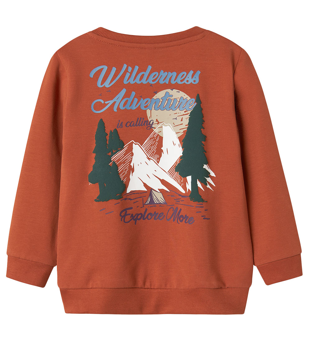 Name It Sweatshirt - NmmLava - gebacken Clay