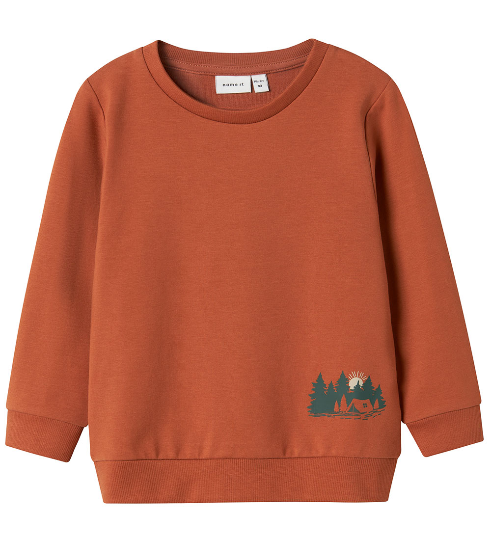 Name It Sweatshirt - NmmLava - gebacken Clay