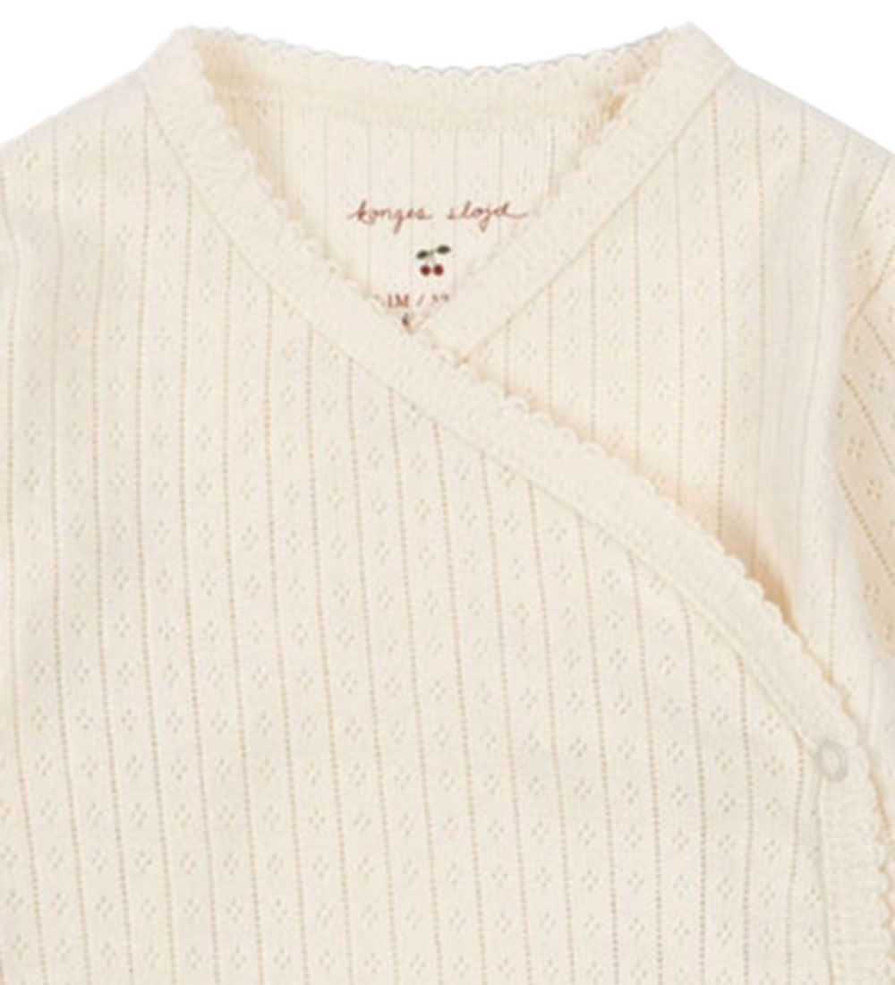 Konges Sløjd Bodysuit L/æ - Minnie Newborn - Antique White