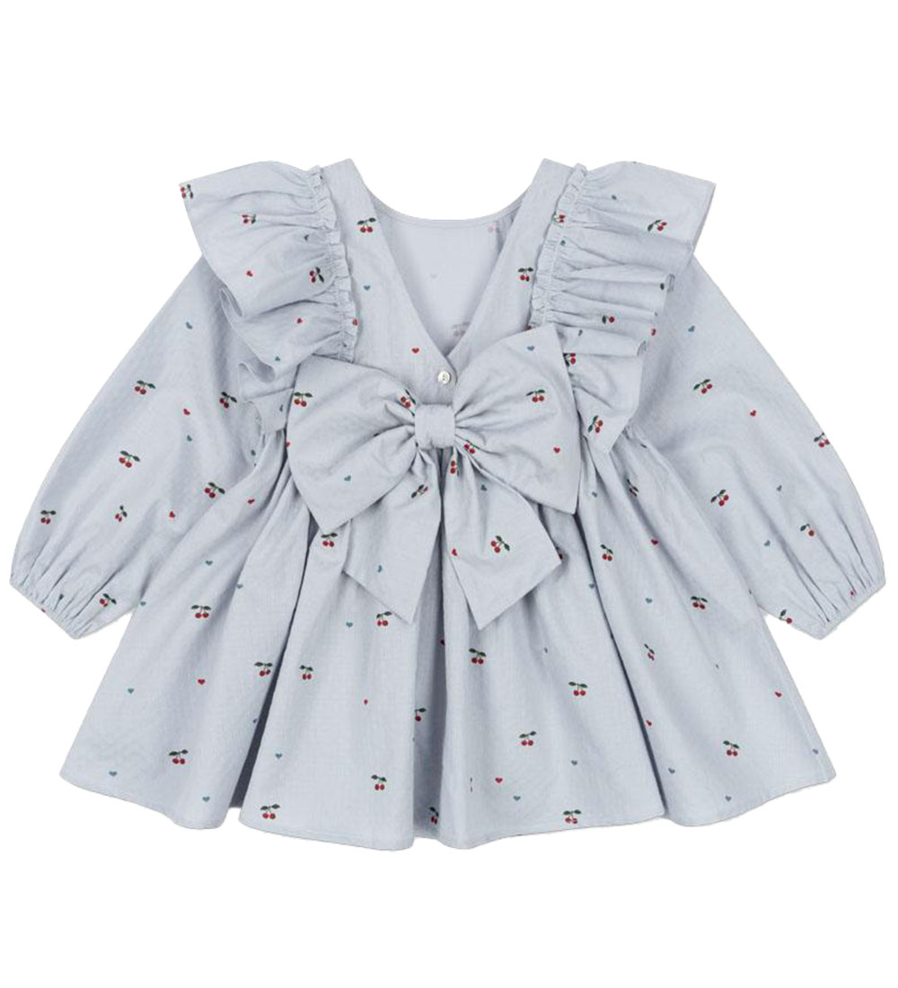 Konges Sløjd Kleid - Euböa - Cherry Blue Coeur