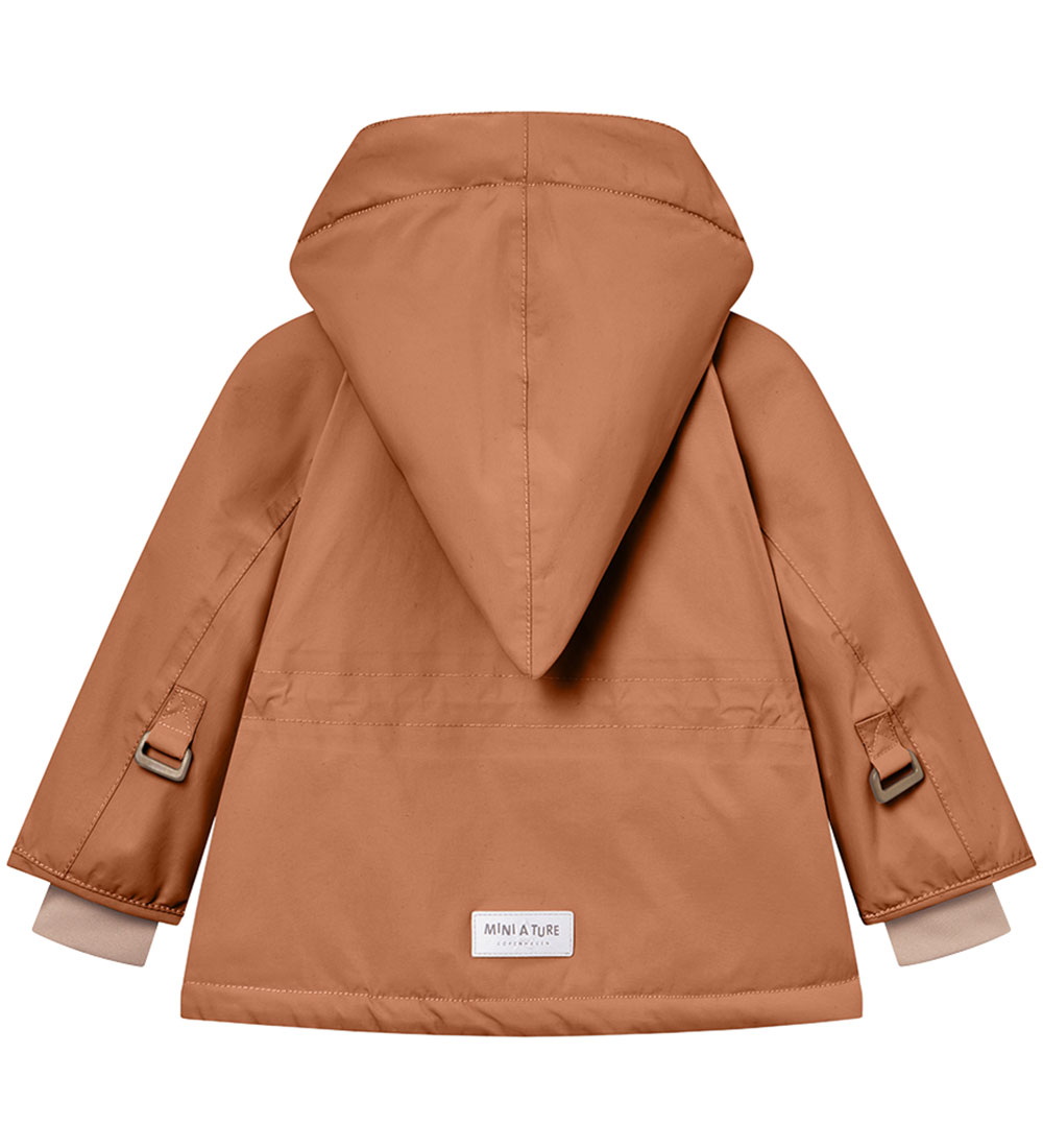 Mini A Ture Winterjas - Wang Fleece - Pecannoot Brown