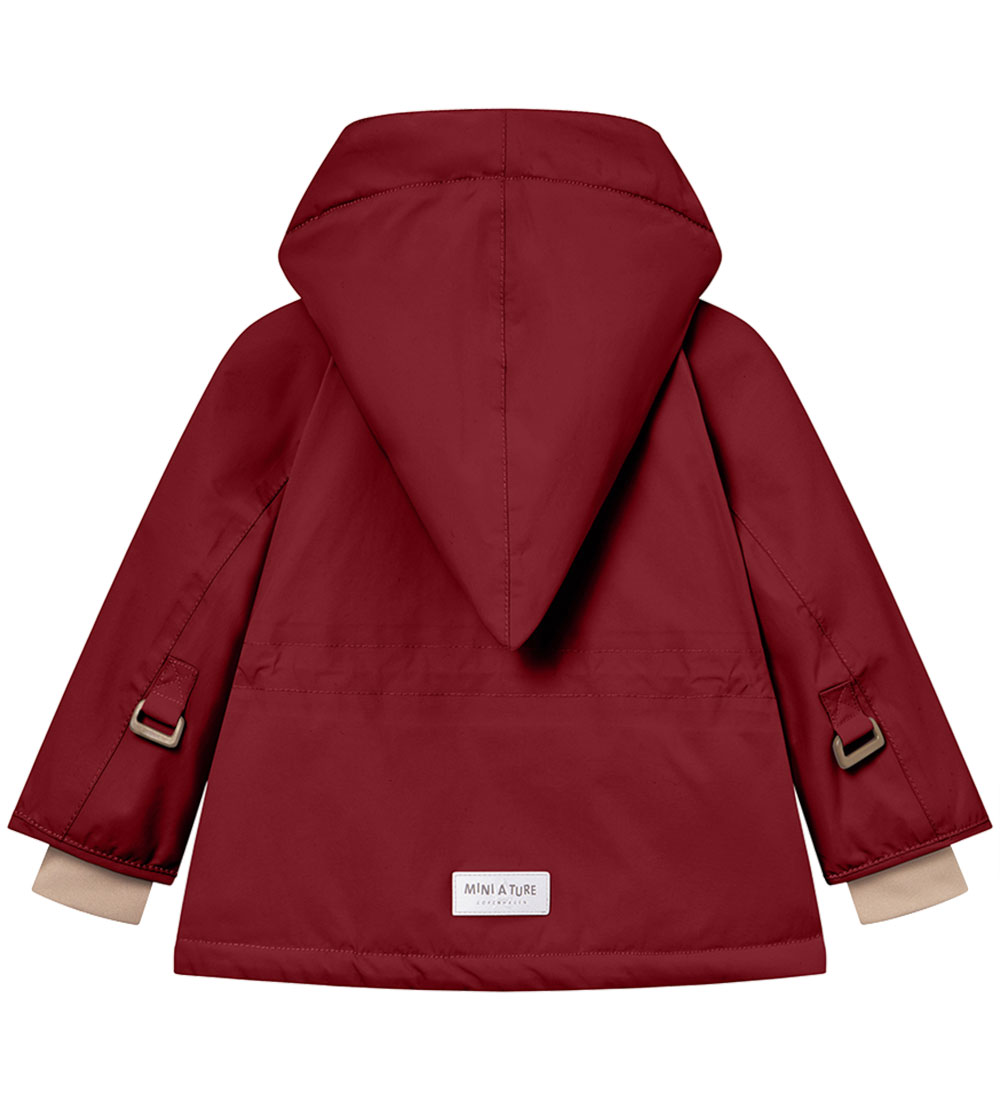 Mini A Ture Winter Coat - Wang Fleece - Red Merlot