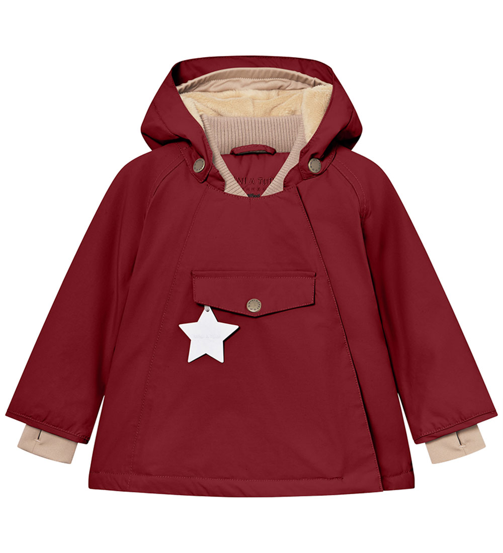 Mini A Ture Winter Coat - Wang Fleece - Red Merlot