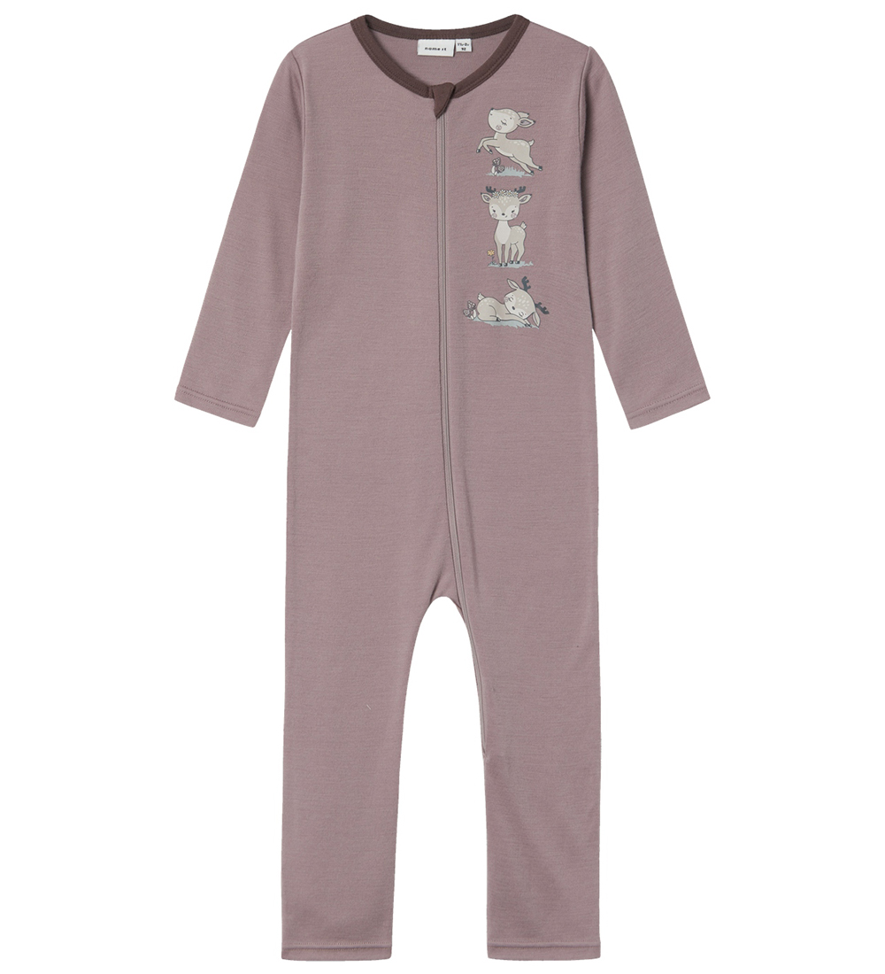 Name It Jumpsuit - Wool - NmfWillit - Purple Dove