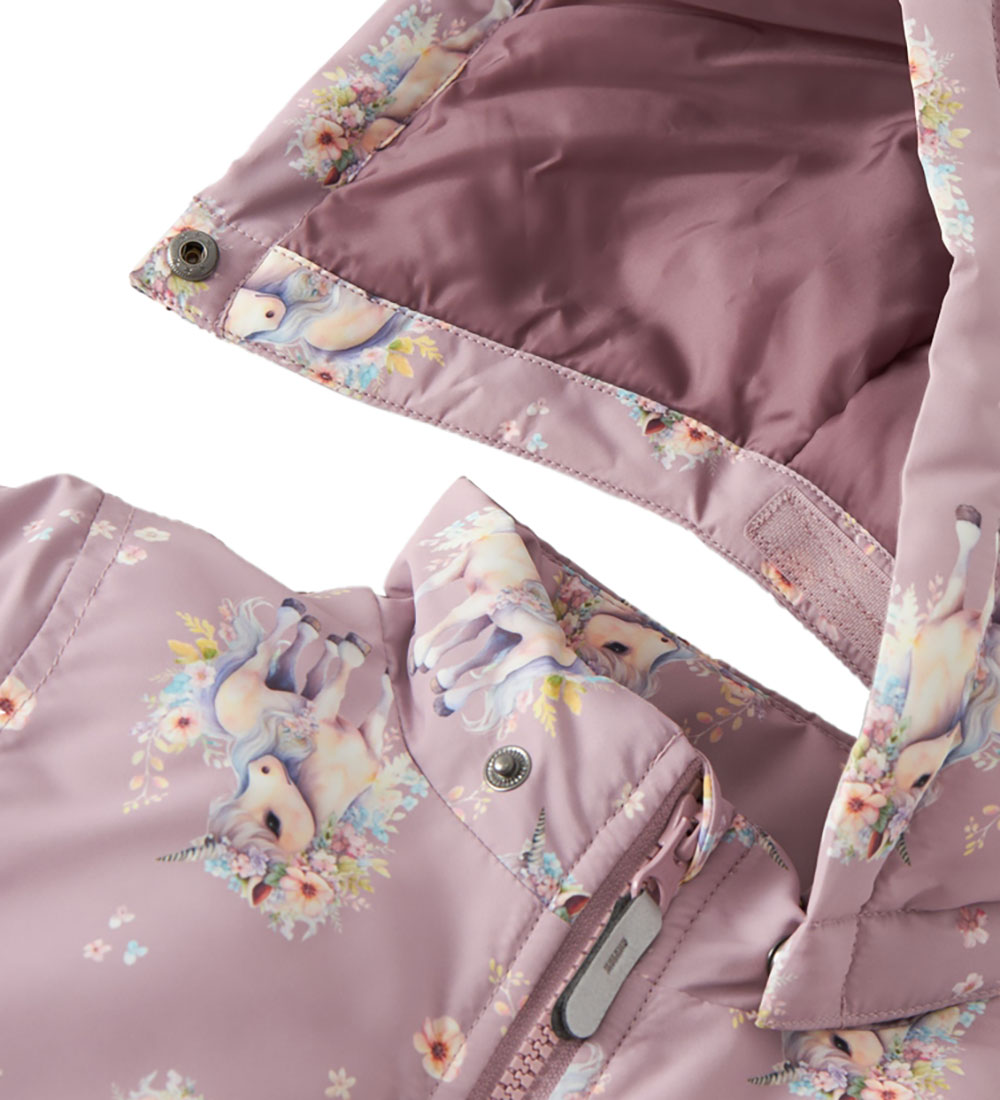 Name It Padded Jacket - NmfMaxi - Mauve Shadows/Unicorn