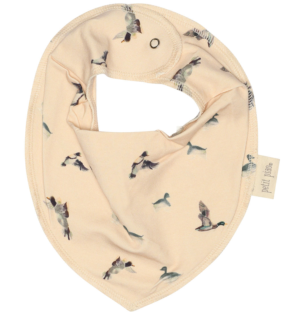 Petit Piao Teething Bib - Duck AOP