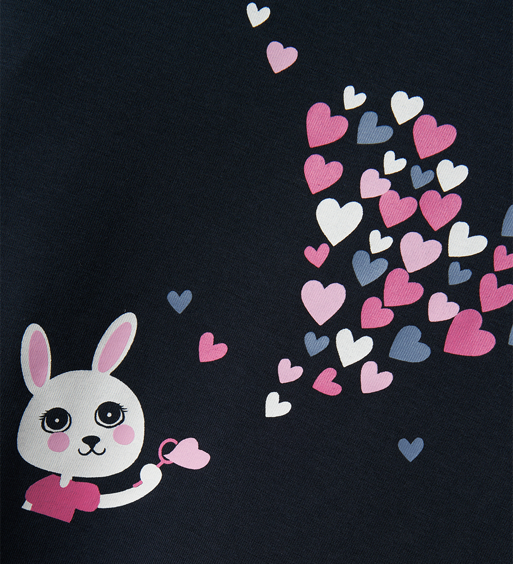 Name It Blouse - NmfVix - Dark Sapphire w. Rabbit