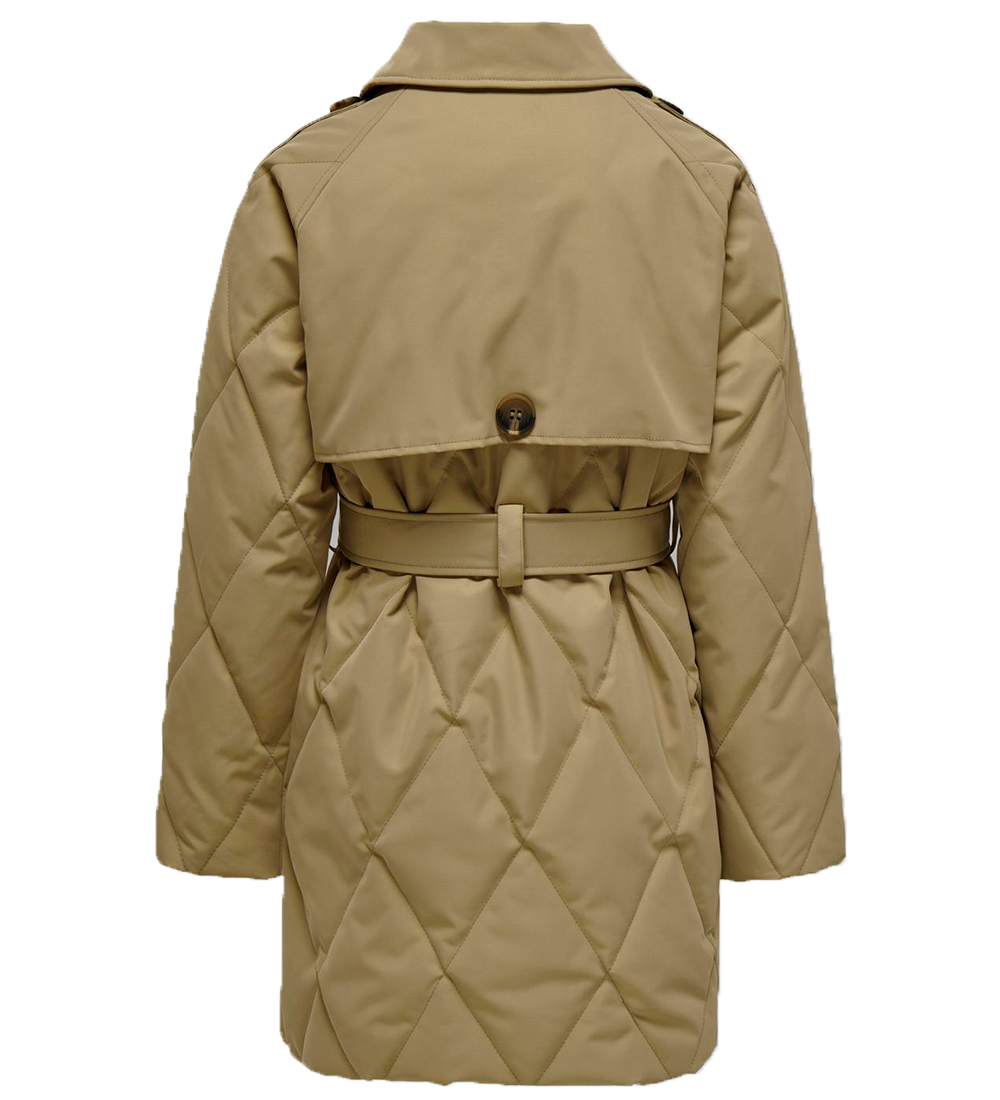 Kids Only Steppjacke - Quilted - KogMauda - Versteinert Oak