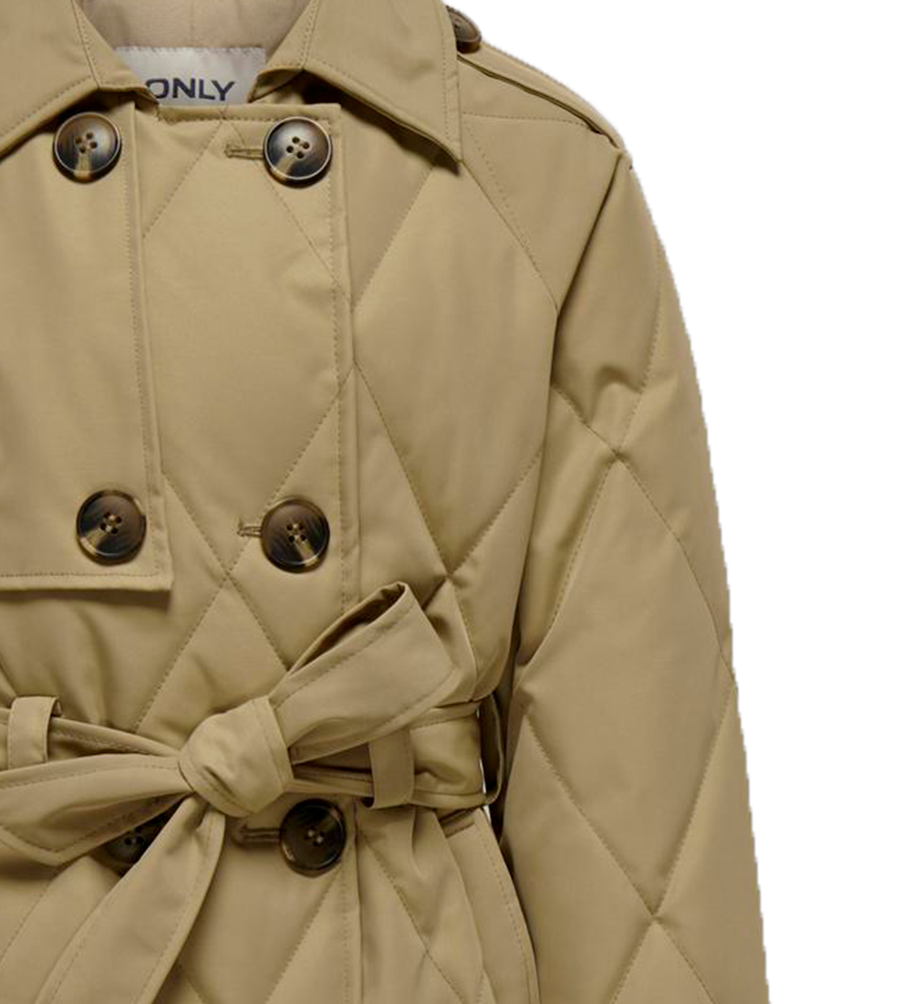 Kids Only Steppjacke - Quilted - KogMauda - Versteinert Oak