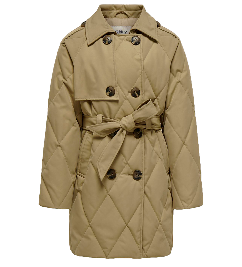 Kids Only Steppjacke - Quilted - KogMauda - Versteinert Oak