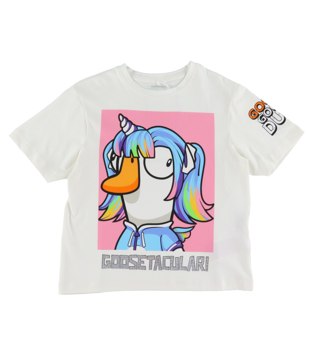 T-Shirt Name It - NkfAsanne - GooseDuck - Jet Stream