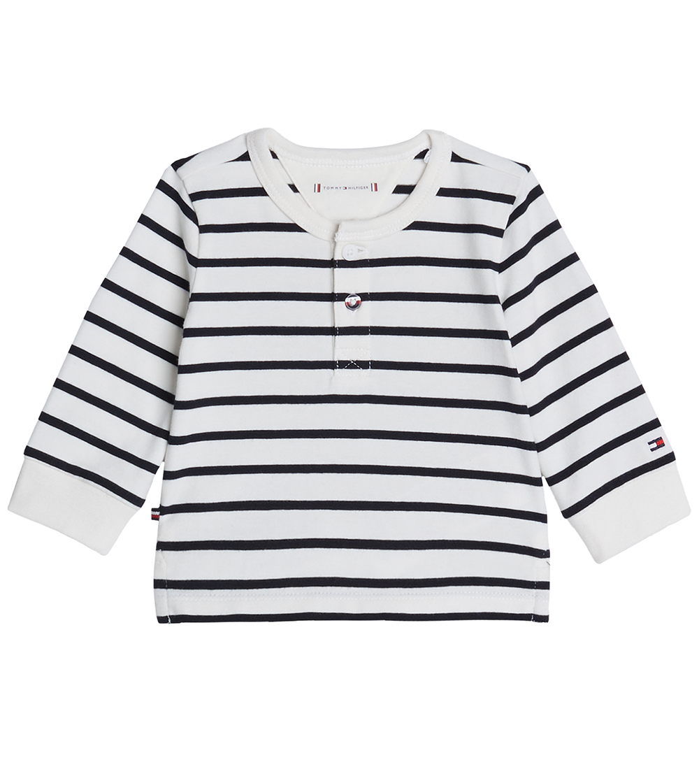 Tommy Hilfiger Bluse - Nautisch Stripe - Desert Sky Stripe