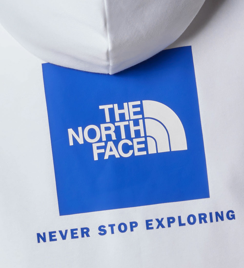 Sweat à Capuche The North Face - Boîte rouge Regular - Blanc