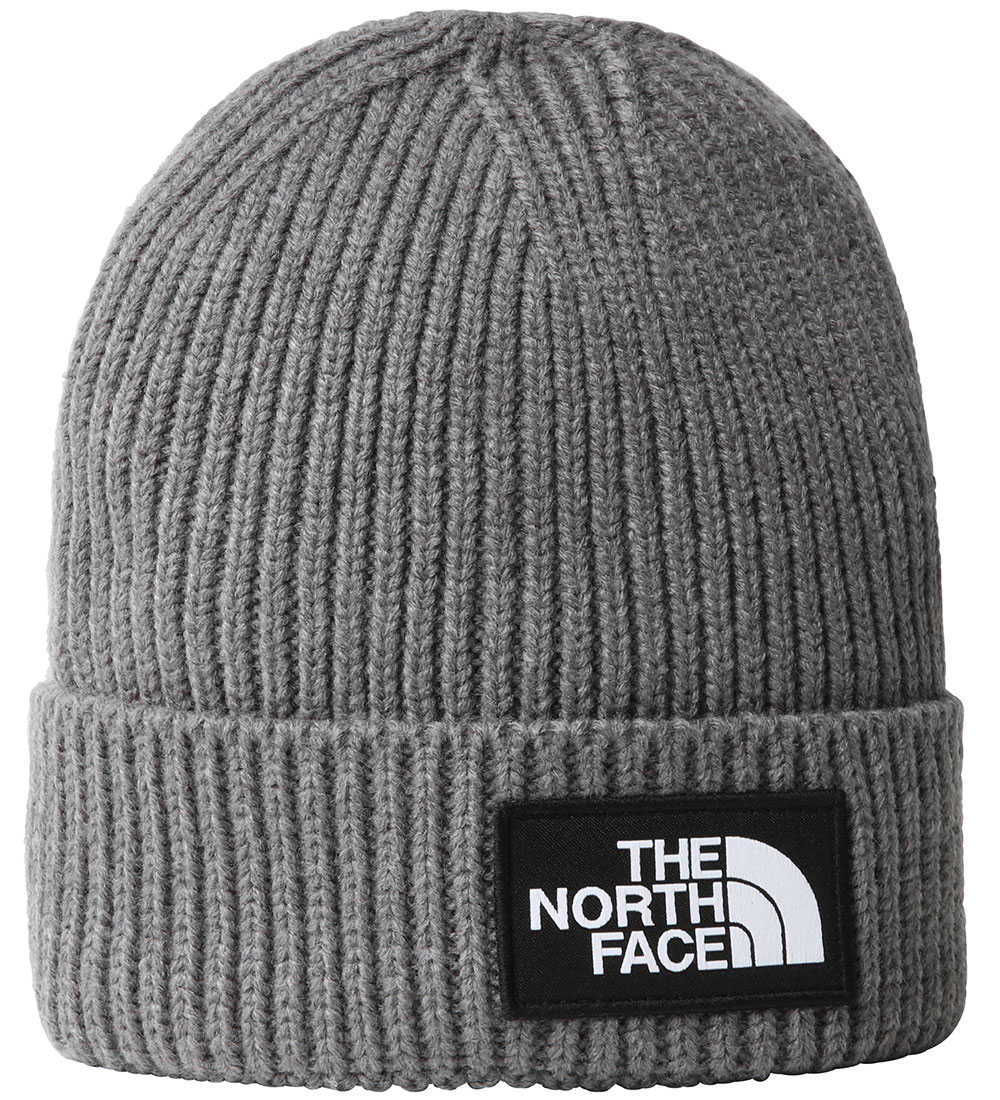 The North Face Beanie - Knitted - Box Logo - Medium+ Grey Heathe