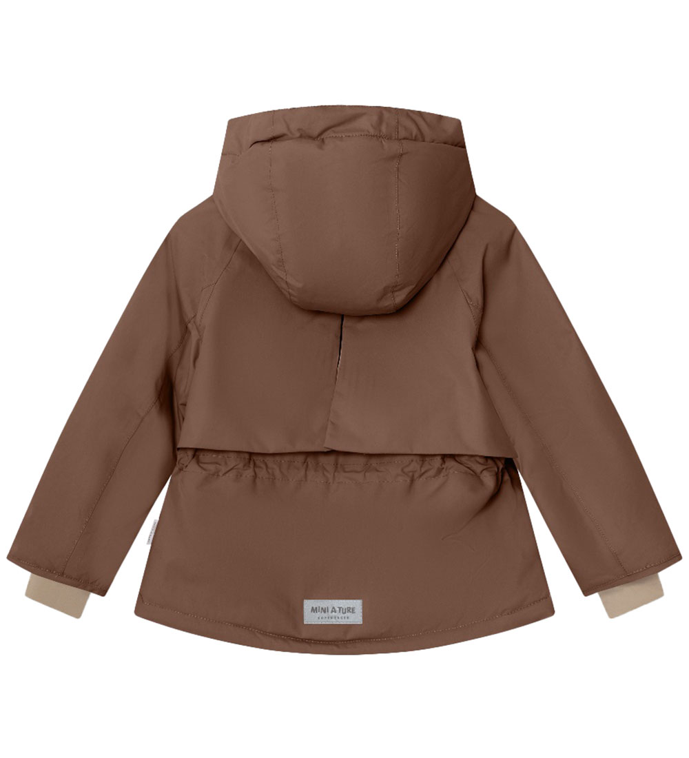Mini A Ture Winter Coat - Algeana Fleece - Rootbeer Brown