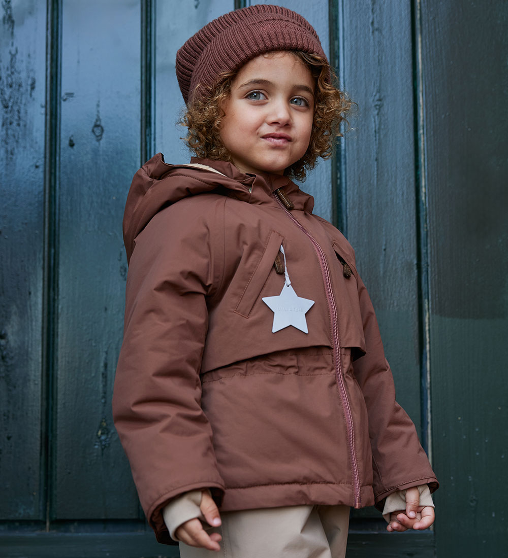 Mini A Ture Winter Coat - Algeana Fleece - Rootbeer Brown
