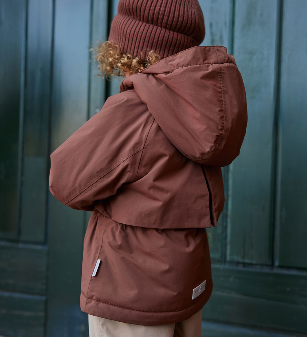 Mini A Ture Winter Coat - Algeana Fleece - Rootbeer Brown