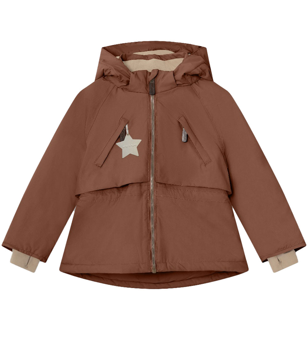 Mini A Ture Winter Coat - Algeana Fleece - Rootbeer Brown