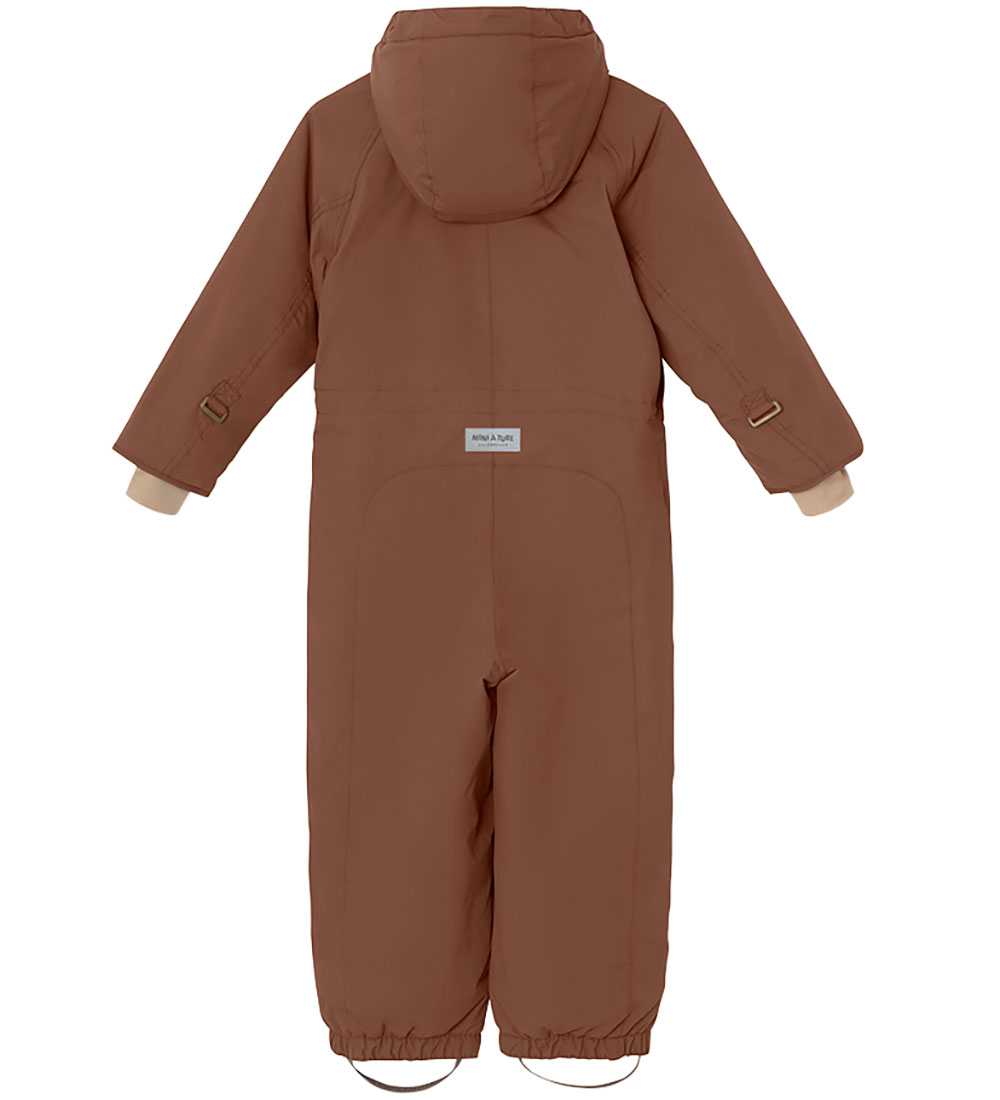 Mini A Ture Snowsuit - Wanni Fleece - Rootbeer Brown