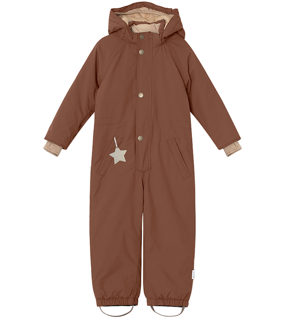 Mini A Ture Snowsuit - Wanni Fleece - Rootbeer Brown