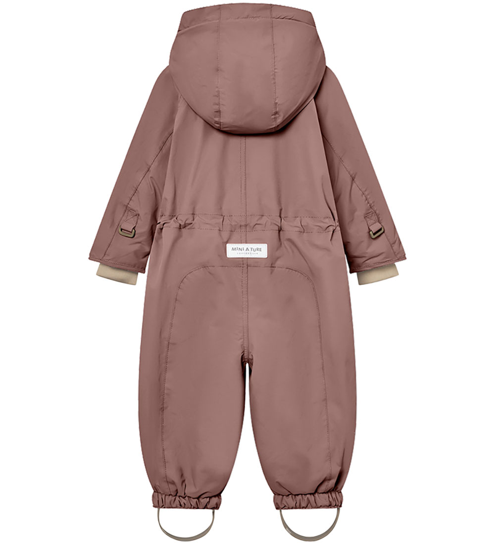 Mini A Ture Snowsuit - Wisti Fleece - Light Plum